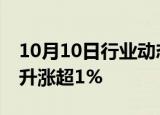 10月10日行业动态:COMEX白银期货短线拉升涨超1%