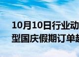 10月10日行业动态:广汽埃安：AION RT车型国庆假期订单超9000台