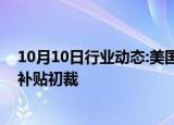 10月10日行业动态:美国对进口自中国的烷基磷酸酯作出反补贴初裁