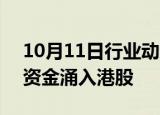 10月11日行业动态:年内超2185亿港元回购资金涌入港股