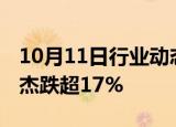 10月11日行业动态:数据要素板块低开，银之杰跌超17%