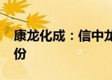 康龙化成：信中龙成拟减持不超0.9%公司股份