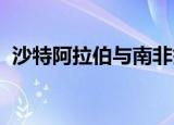 沙特阿拉伯与南非签署信贷协议以促进贸易