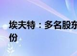 埃夫特：多名股东拟合计减持不超4%公司股份