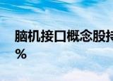 脑机接口概念股持续拉升，中科信息涨近15%