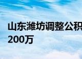 山东潍坊调整公积金相关政策：最高贷款上限200万