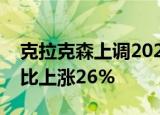 克拉克森上调2024年新船订单预测，预计同比上涨26%