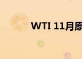 WTI 11月原油期货收涨1.94%