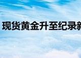 现货黄金升至纪录新高，报2740.7美元/盎司