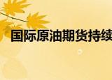 国际原油期货持续下挫，美油日内大跌6%