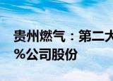 贵州燃气：第二大股东北京东嘉拟减持不超3%公司股份