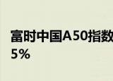 富时中国A50指数期货夜盘迅速拉升，现涨1.5%