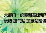 六部门：统筹新基建和可再生能源开发利用，加强充电基础设施 加气站 加氢站建设