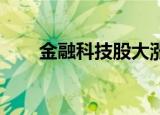 金融科技股大涨，赢时胜20CM涨停