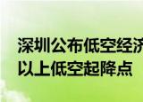 深圳公布低空经济基建进展，将建成1200个以上低空起降点