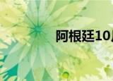 阿根廷10月通胀率为2.7%