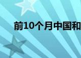 前10个月中国和秘鲁贸易保持快速增长